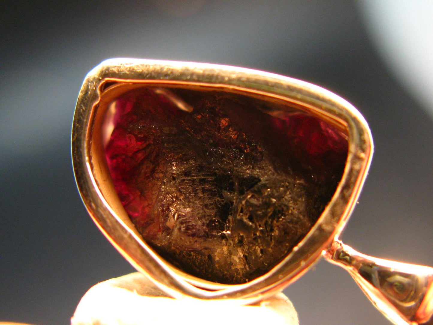 Alexandrite Chrysoberyl Crystal Silver Pendant From Brazil - 0.9" - 3.00 Grams