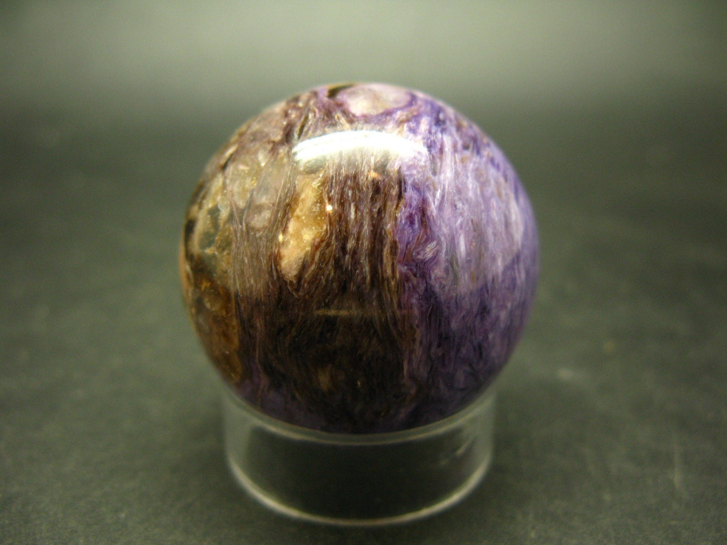 Nice Charoite Sphere from Russia - 74 Grams - 1.5"