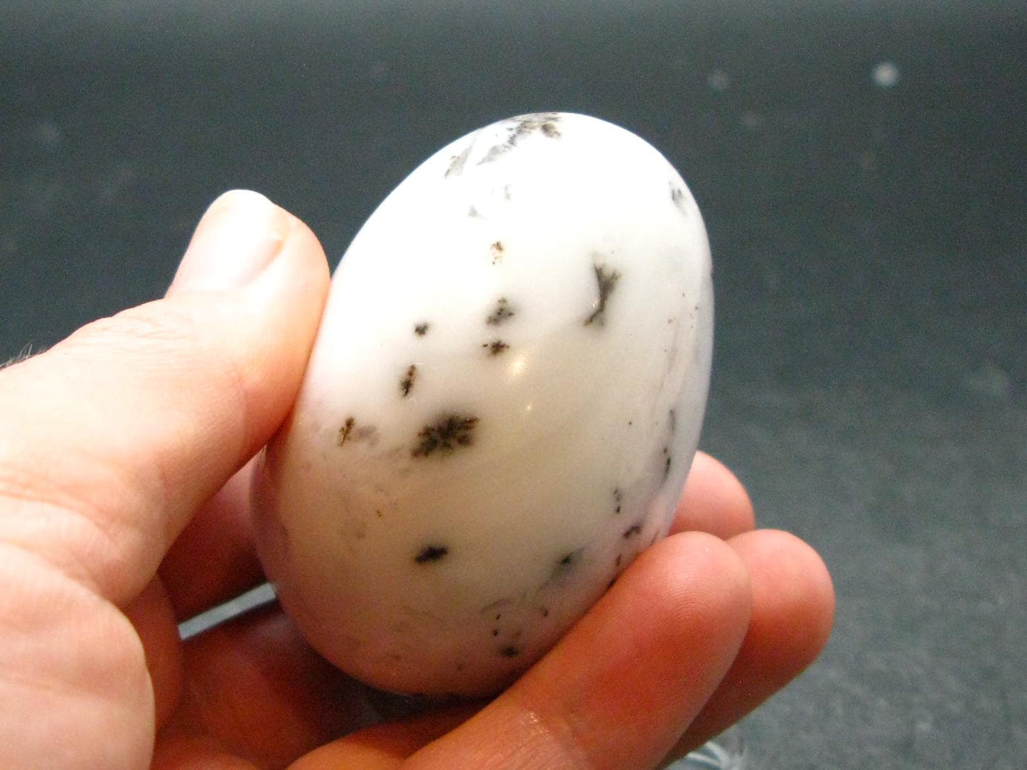 Rare Pink Opal Egg from Peru - 107.58 Grams, 2.2"