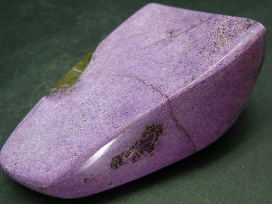 Rare Purple Polished Stichtite Obelisk From Russia - 3.4"