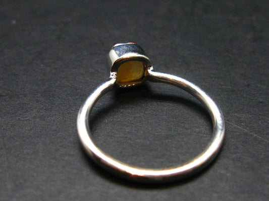 Sphalerite Silver Ring From Spain - Size 6 - 1.83 Grams