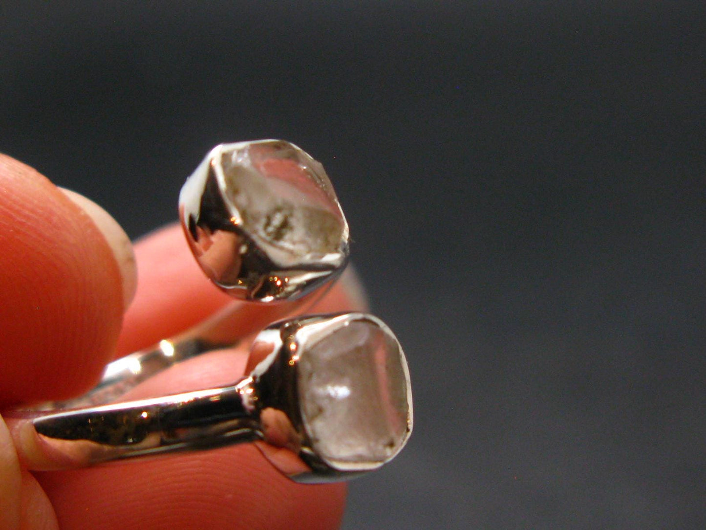 Phenakite Phenacite Sterling Silver Size 7 Ring from Russia - 2.30 Grams