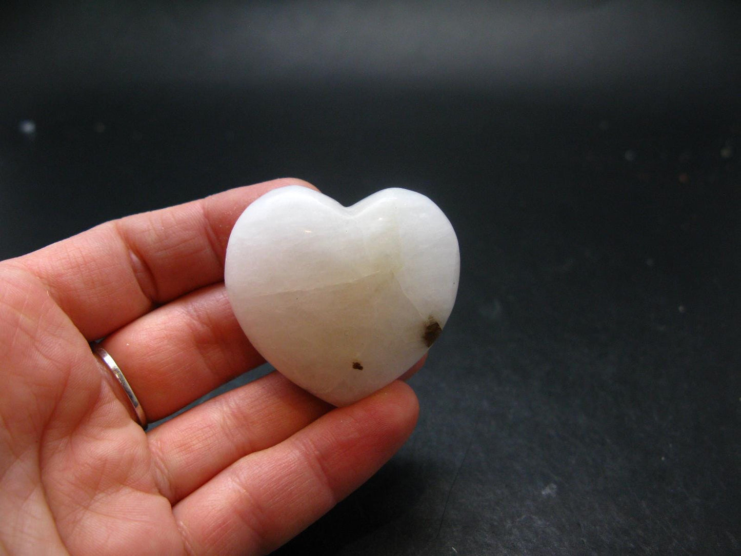 Rare Cryolite Heart From Greenland - 1.5" - 40.83 Grams