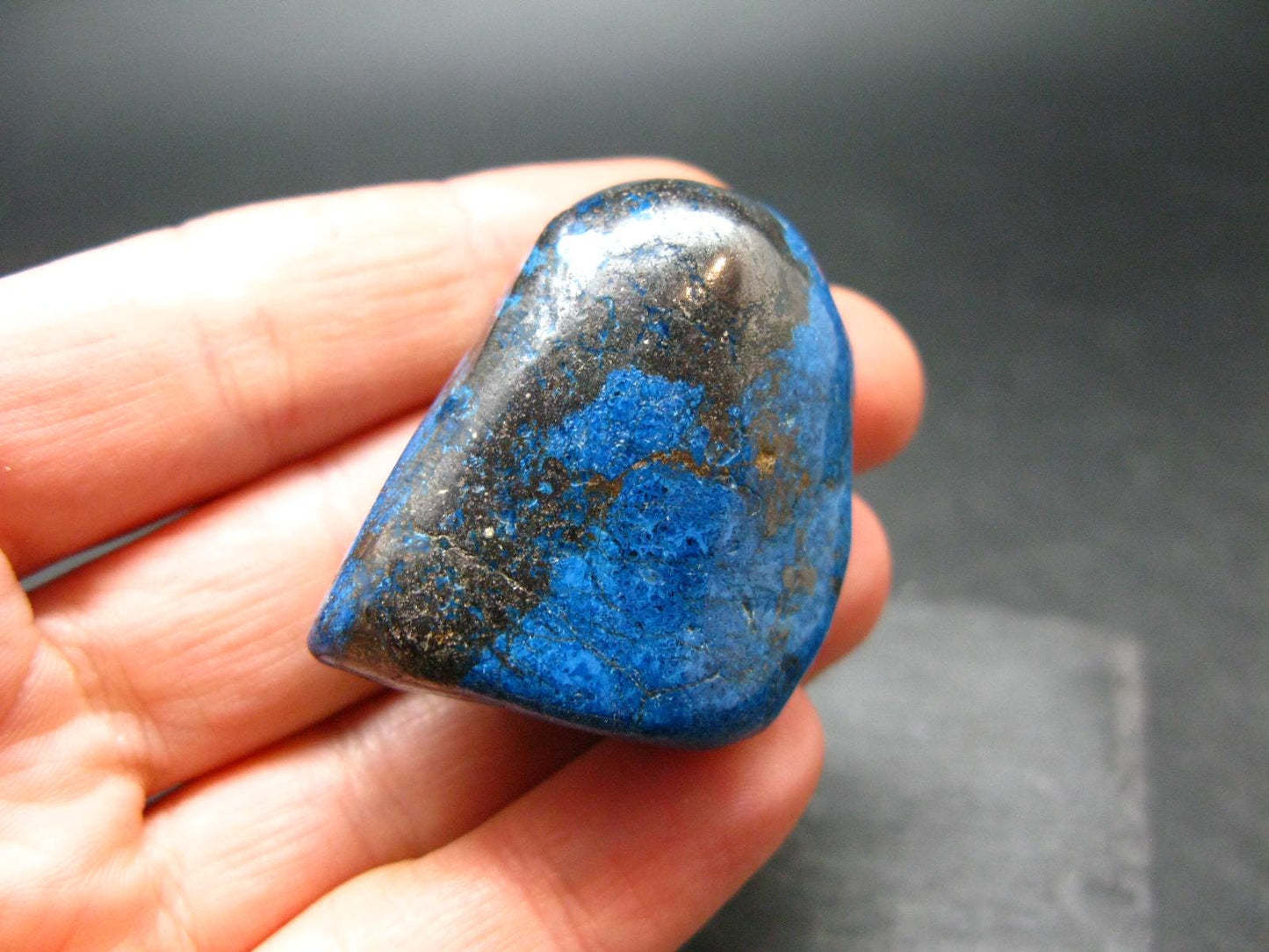 Shattuckite Tumbled Stone from Namibia - 1.5" - 42.06 Grams