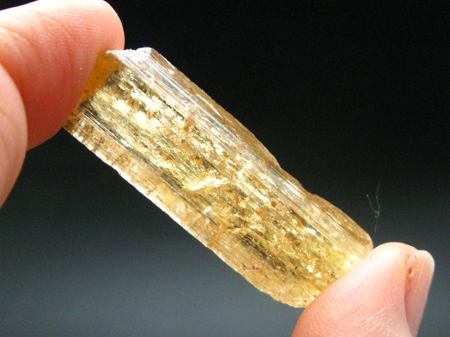 Imperial Topaz Crystal From Zambia - 1.6" - 55.25 Carats