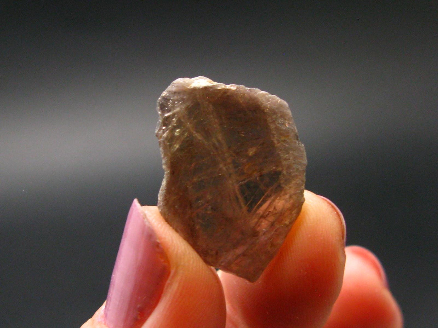 Fine Axinite Crystal from Russia - 0.9" - 2.08 Grams