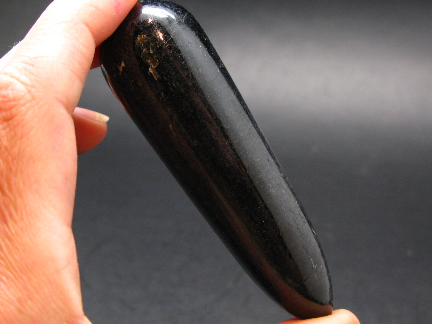 Black Tourmaline Schorl 3.3" Wand From Brazil - 86.75 Grams