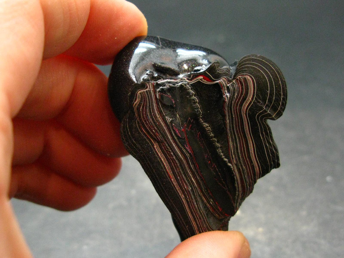 Very Cool Fordite "Detroit Motor City Agate" from Michigan - 1.9"- 15.13 Grams