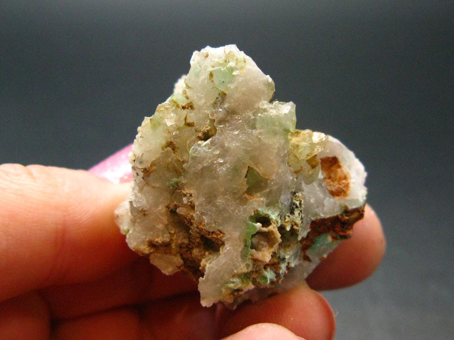 Rare Ajoite in Quartz Crystal from South Africa - 1.1" - 18.67 Grams