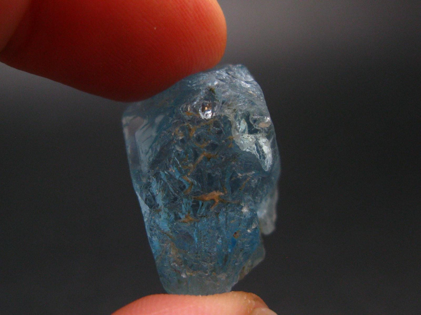Natural Blue Topaz Crystal From Russia - 0.8" - 45.95 Carats