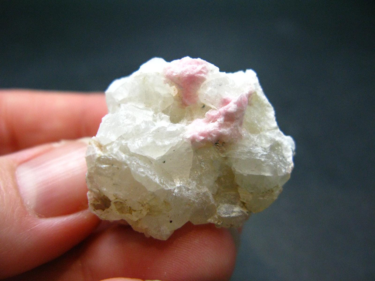 Rare Pink Tugtupite Crystals in matrix From Greenland - 17.70 Grams - 1.0"