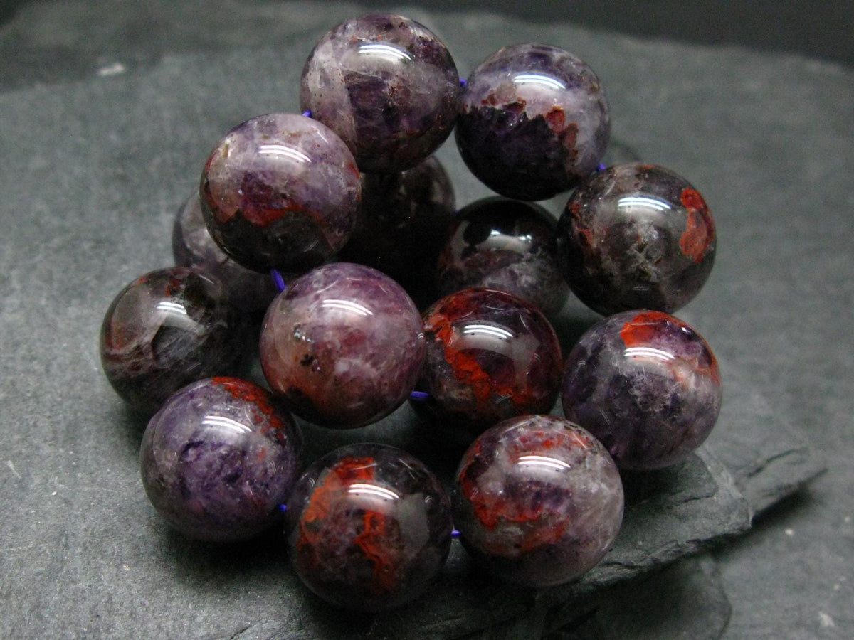 Auralite 23 Genuine Bracelet ~ 7 Inches ~ 16mm Round Beads