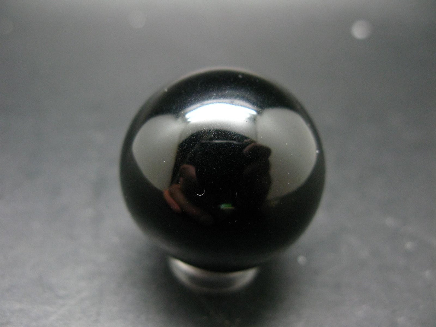 Rare Large Black Tibetan Tektite Ball Sphere from Tibet - 1.2" - 33.03 Grams