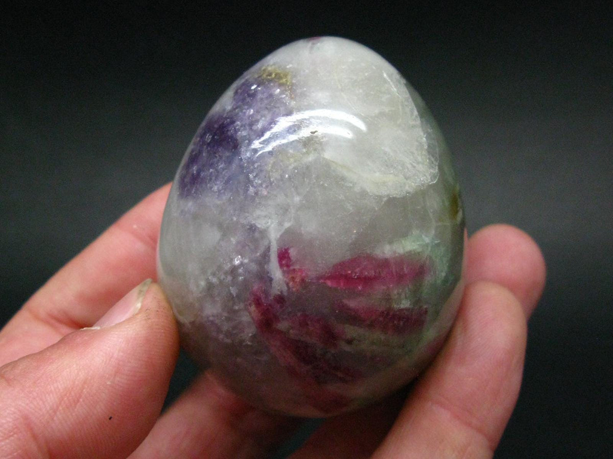 Watermelon Tourmaline Egg From Brazil - 2.5" - 196.33 Grams