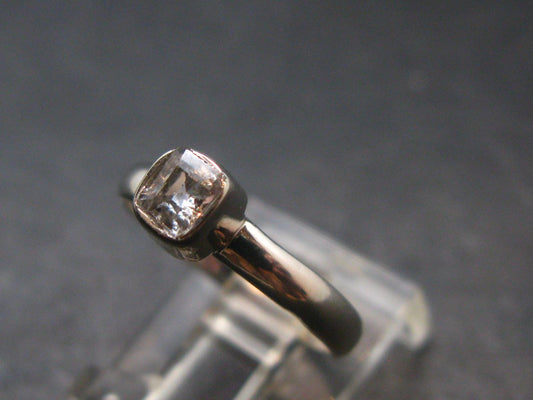 0.48 Carat Phenakite Phenacite Gem Sterling Silver Size 6 Ring from Russia - 1.59 Grams