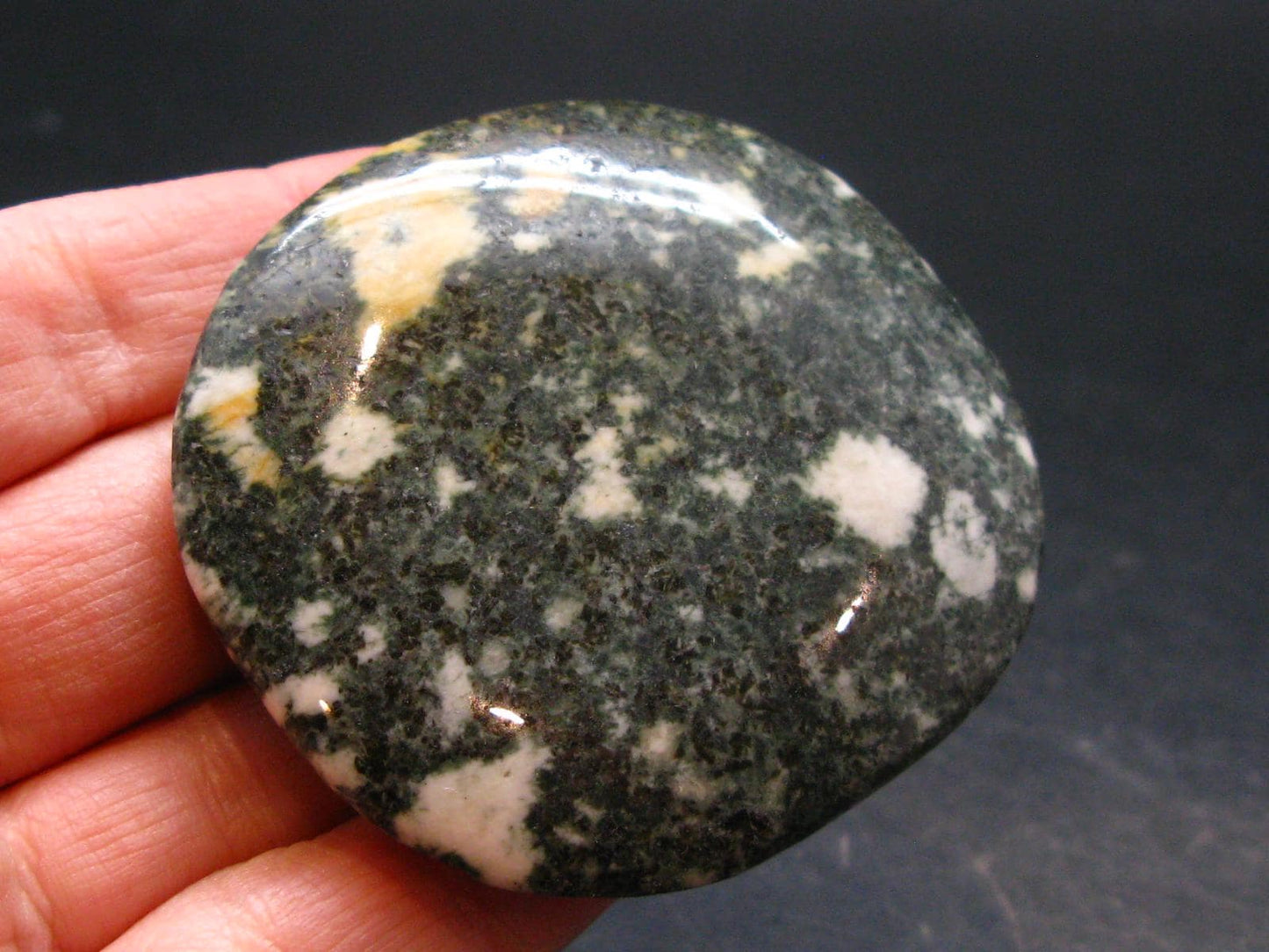 Rare Stonehenge Preseli Bluestone Tumbled Crystal From Wales UK - 2.1" - 48.2 Grams