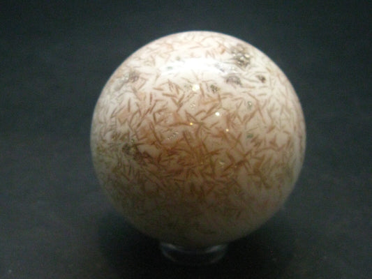 Large Scolecite Sphere From India - 1.7" - 106.57 Grams