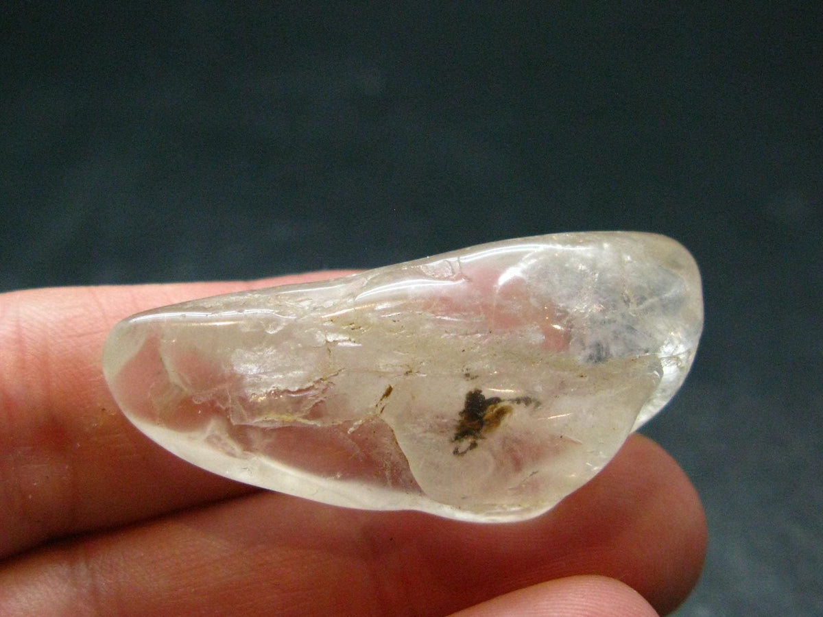Large Clear Tumbled Petalite Crystal from Brazil - 52.65 Carats - 1.6"