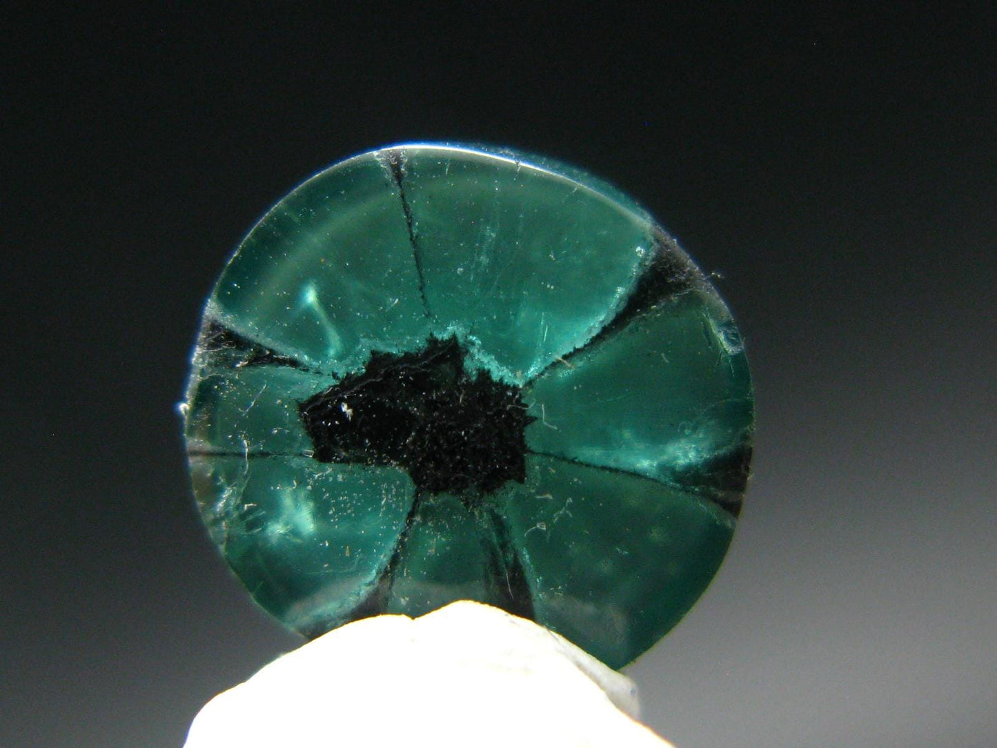 Beautiful Rare Gem Trapiche Emerald From Colombia - 1.97 Carats - 8x7.5mm