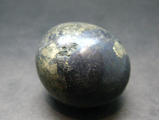 Covelite Covellite Tumbled Stone From Peru - 1.1" - 36.14 Grams