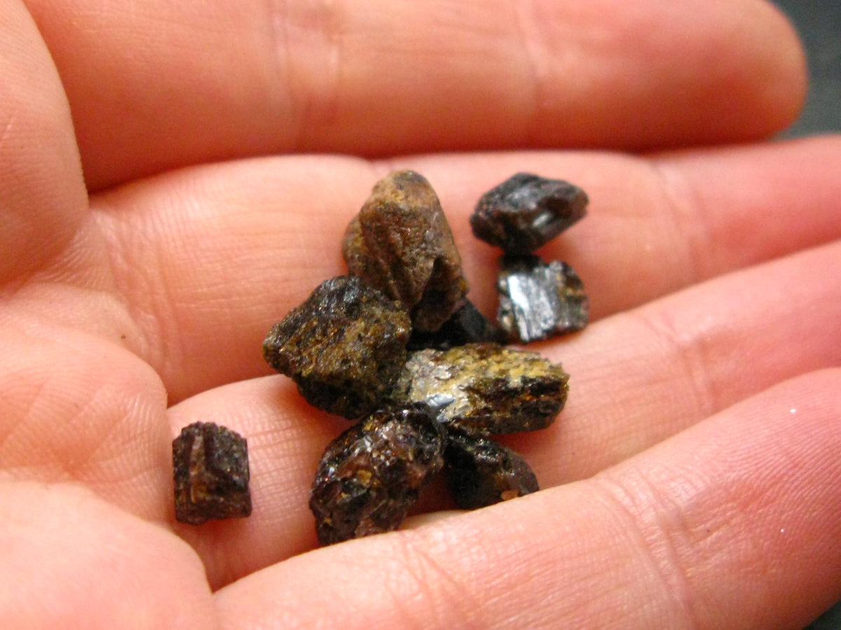 Lot of 10 Rare Painite Crystals From Burma - 18.50 Carats