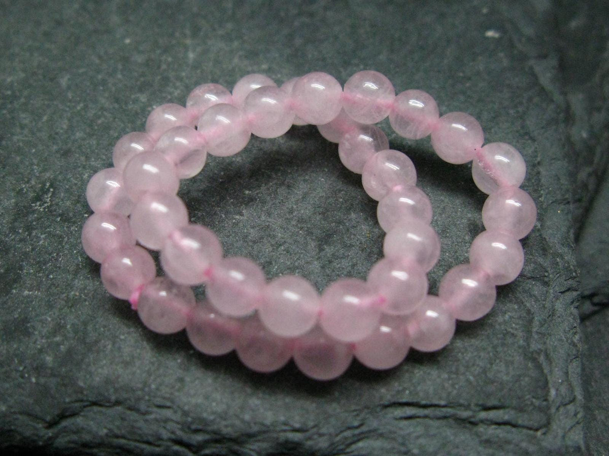 Rose Quartz Kids Genuine Bracelet ~ 6 Inches ~ 4mm Round Beads