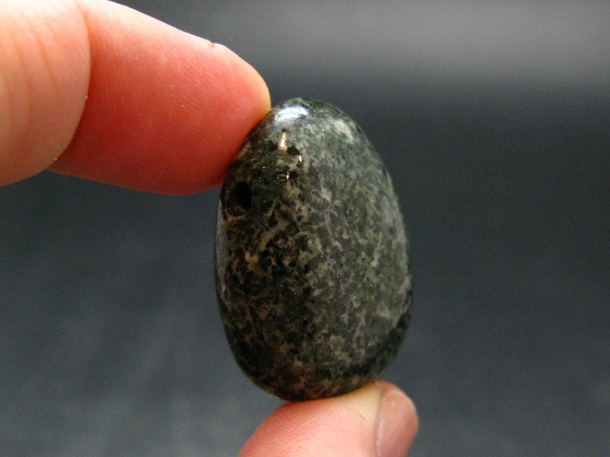 Rare Stonehenge Preseli Bluestone Metal Free Pendant From Wales UK - 1.1" - 13.65 Grams