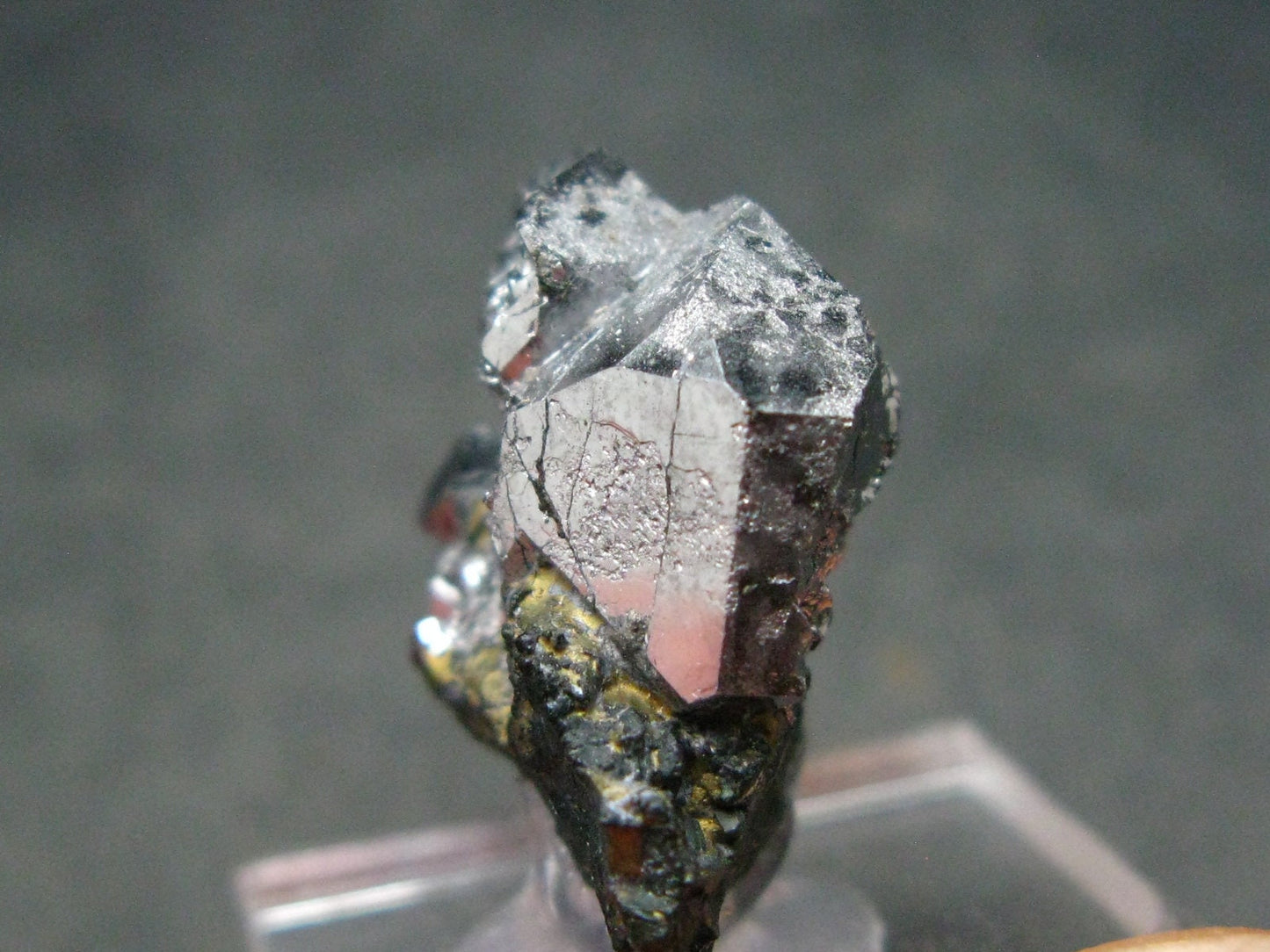 Sperrylite Crystal On Matrix From Norilsk Russia - 1.0" - 14mm Crystal!!!