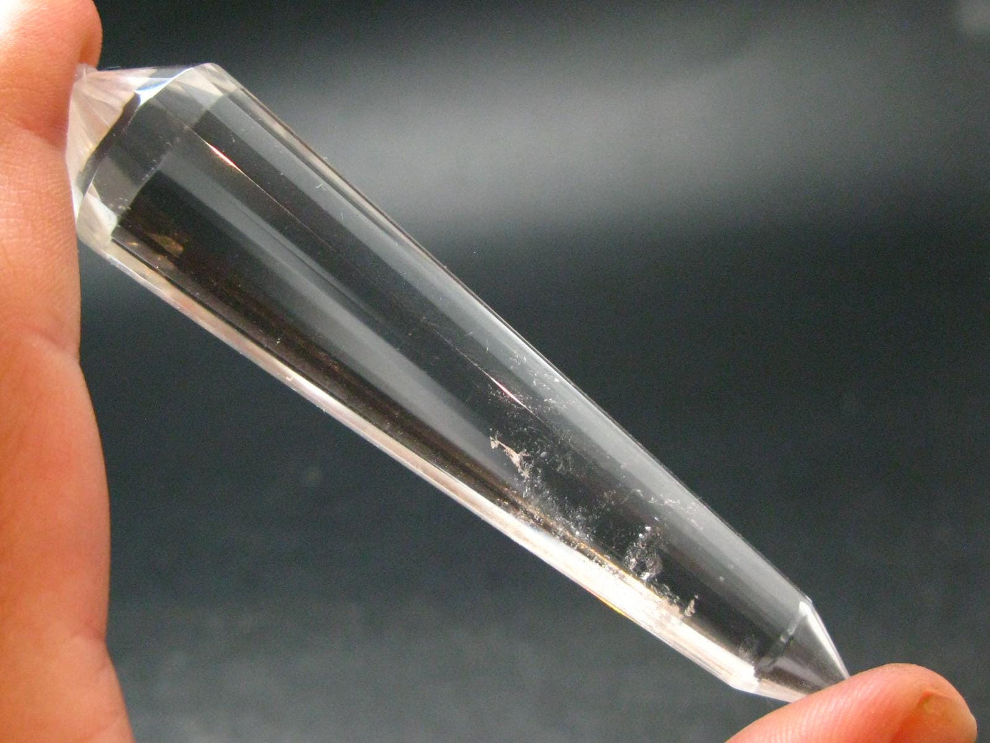 Perfect Quartz Vogel Crystal Healing Wand - 3.6" - 34.73 Grams