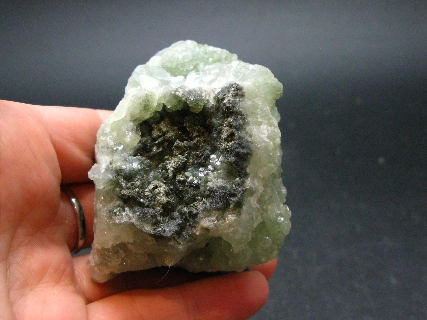 Prehnite Cluster From Morocco - 2.3" - 128.66 Grams