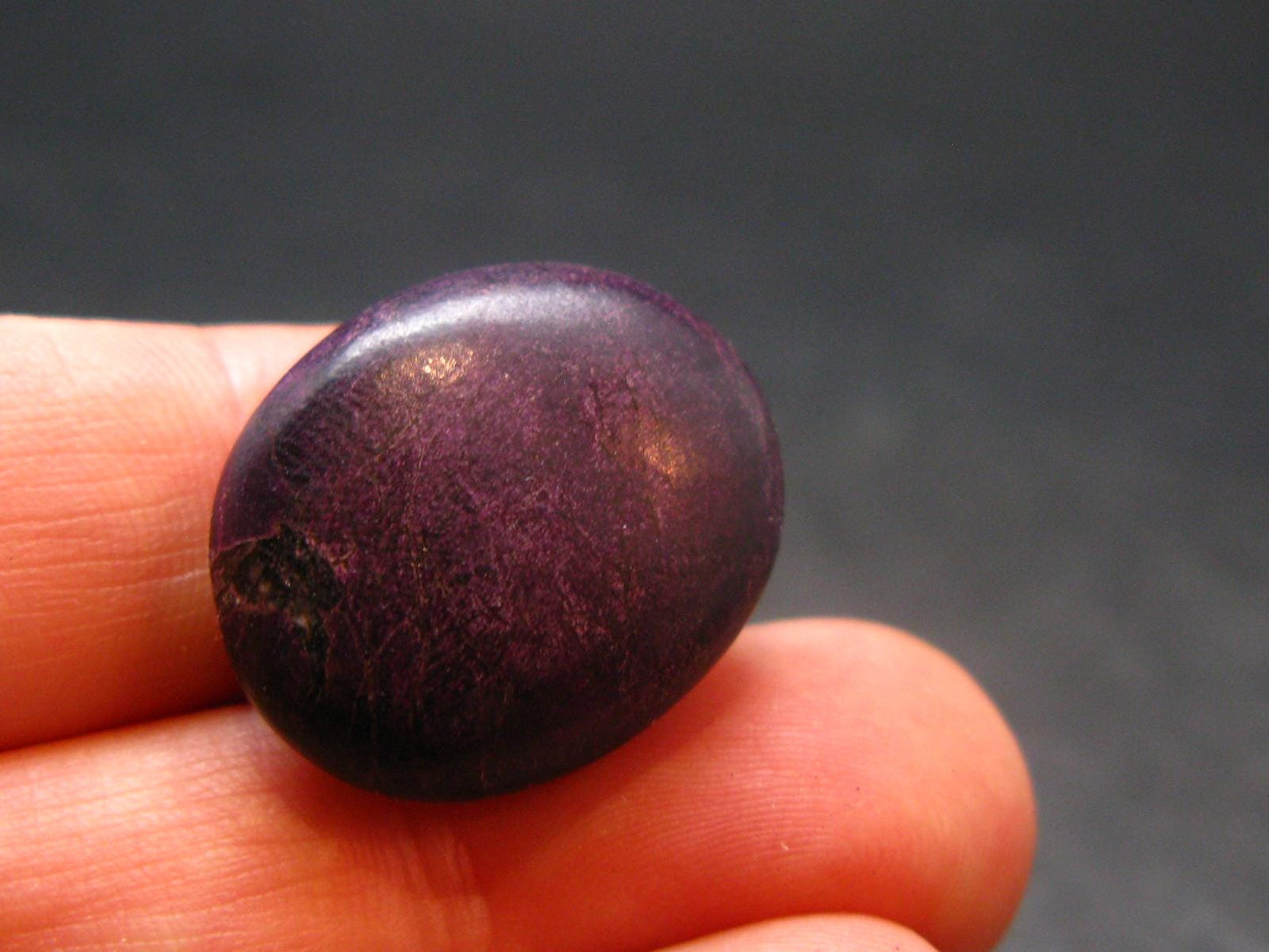 Purple Purpurite Tumbled Stone From Namibia - 0.8" - 6.20 Grams