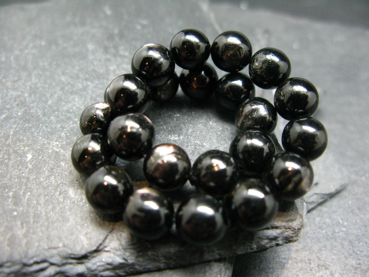 Hypersthene Genuine Bracelet ~ 7 Inches ~ 8mm Round Beads
