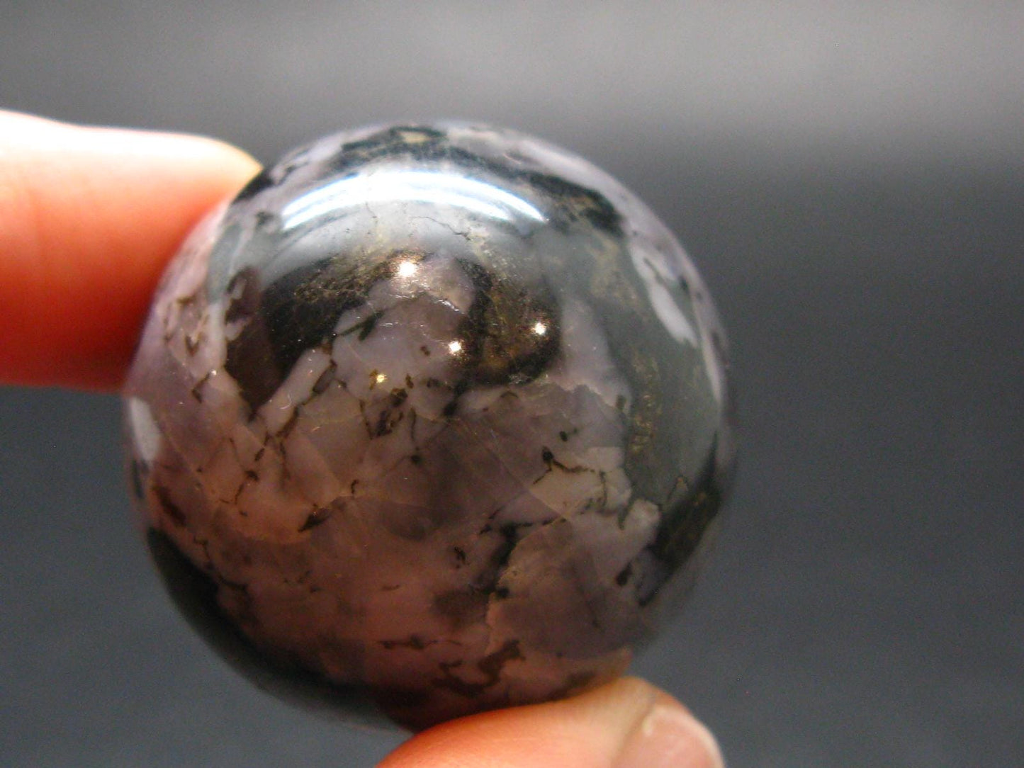 Mystic Merlinite Sphere From Indian Ocean - 1.3"
