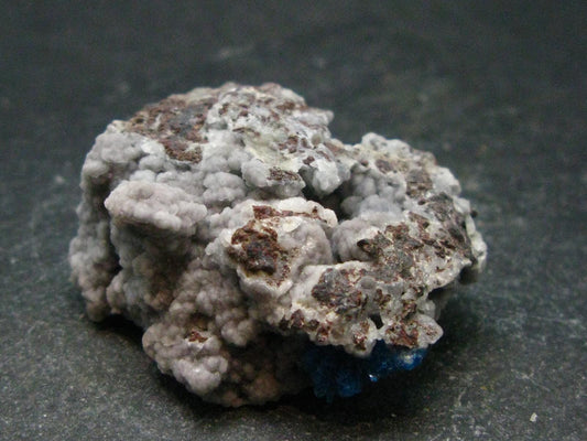 Cavansite on Stilbite Cluster From India - 1.5"