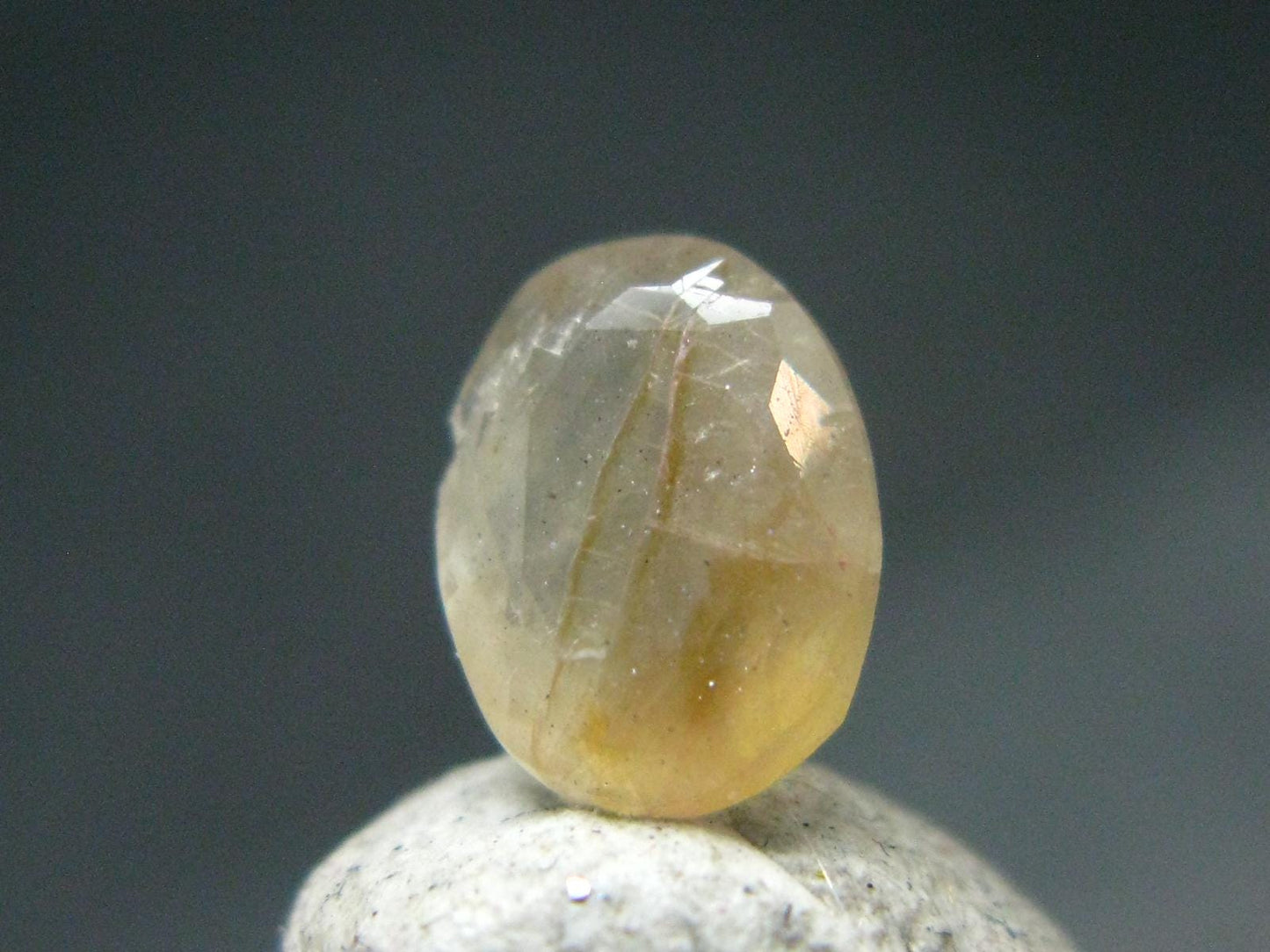 Rare Gem Bustamite Cut Stone from Australia - 1.36 Carats