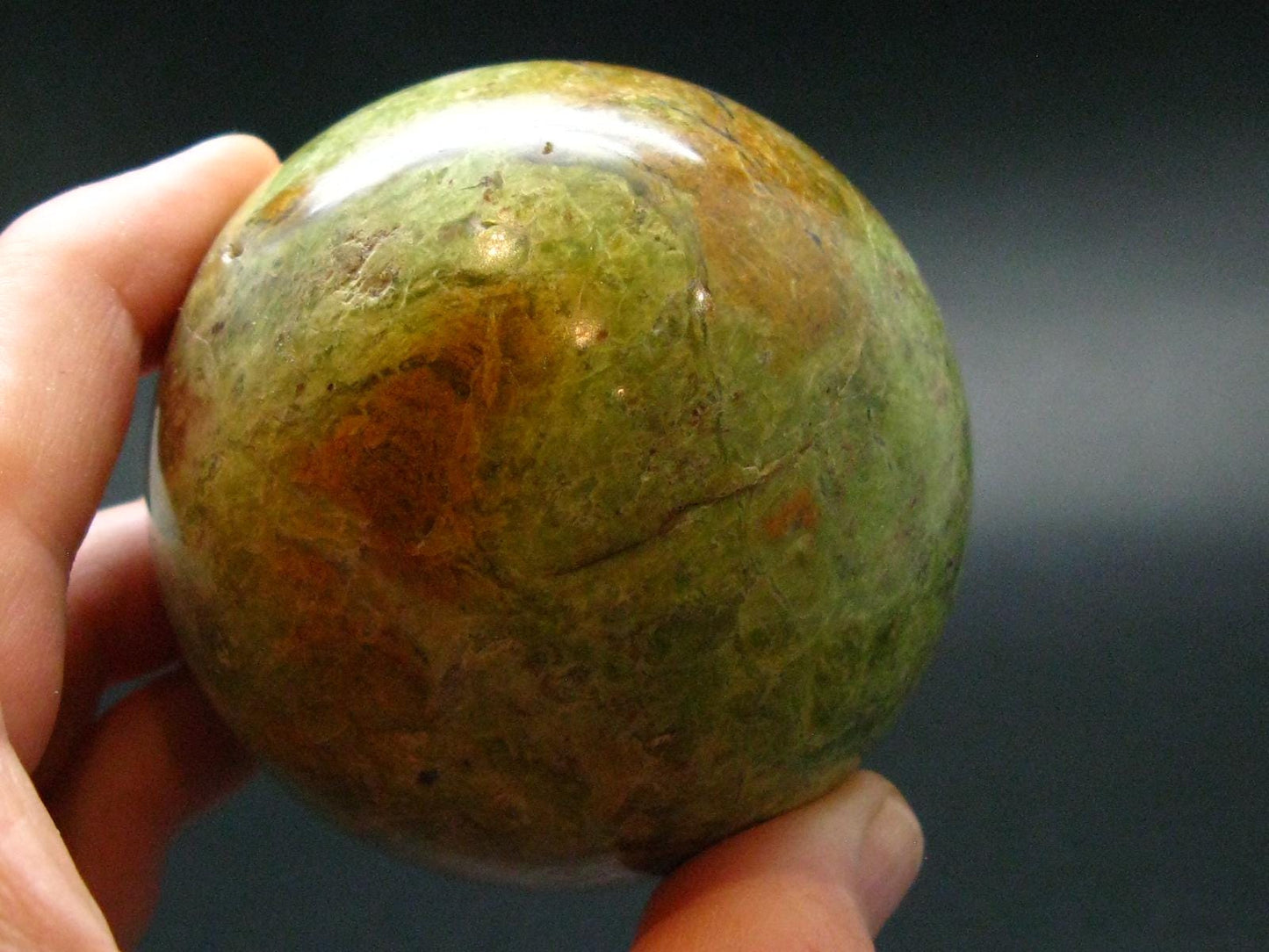 Rare Green Opal Sphere From Peru- 2.3" - 224.0 Grams