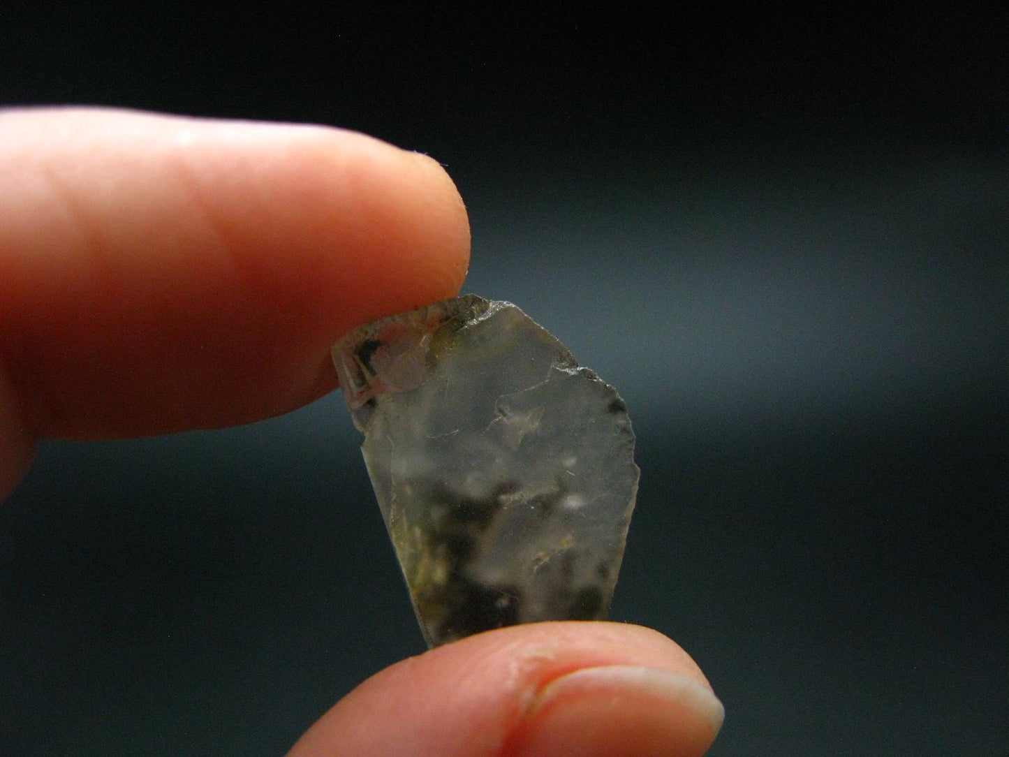 Phenakite Phenacite Slice Crystal From Brazil - 0.94 Grams - 0.6"