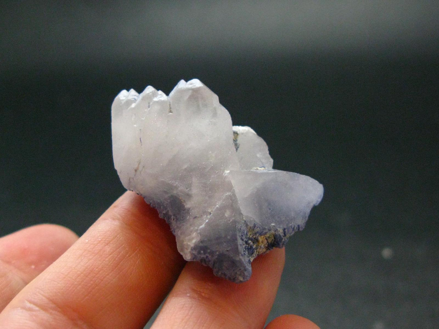 Dumortierite In Quartz Crystal From Brazil - 1.4" - 10.89 Grams