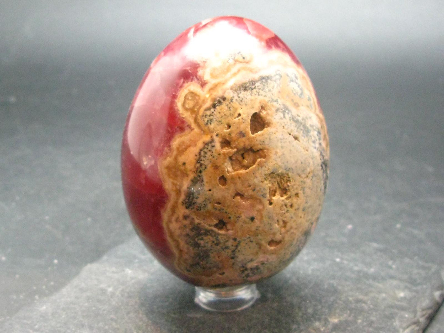 Rhodochrosite Egg from Argentina - 2.7" - 343.43 Grams