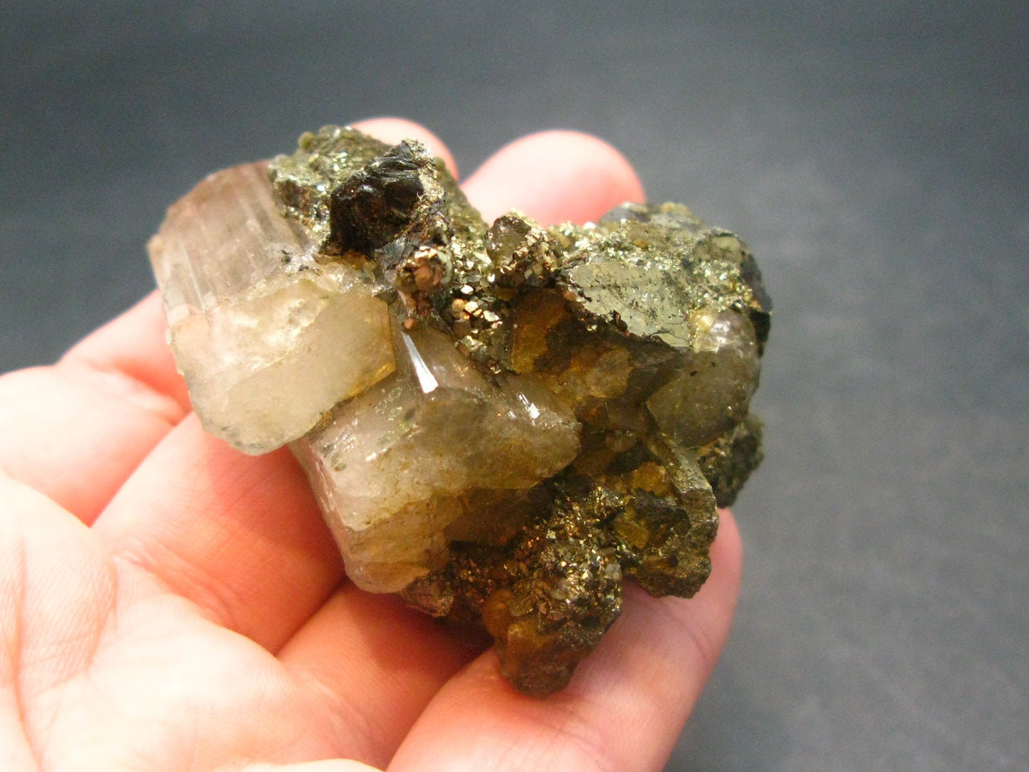 Green Apatite Crystal From Portugal - 2.0" - 70.07 Grams