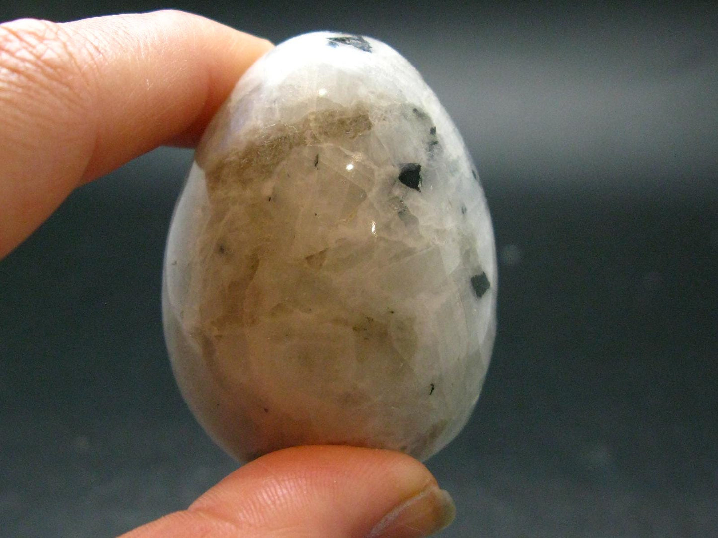Moonstone Egg from India - 2.0"