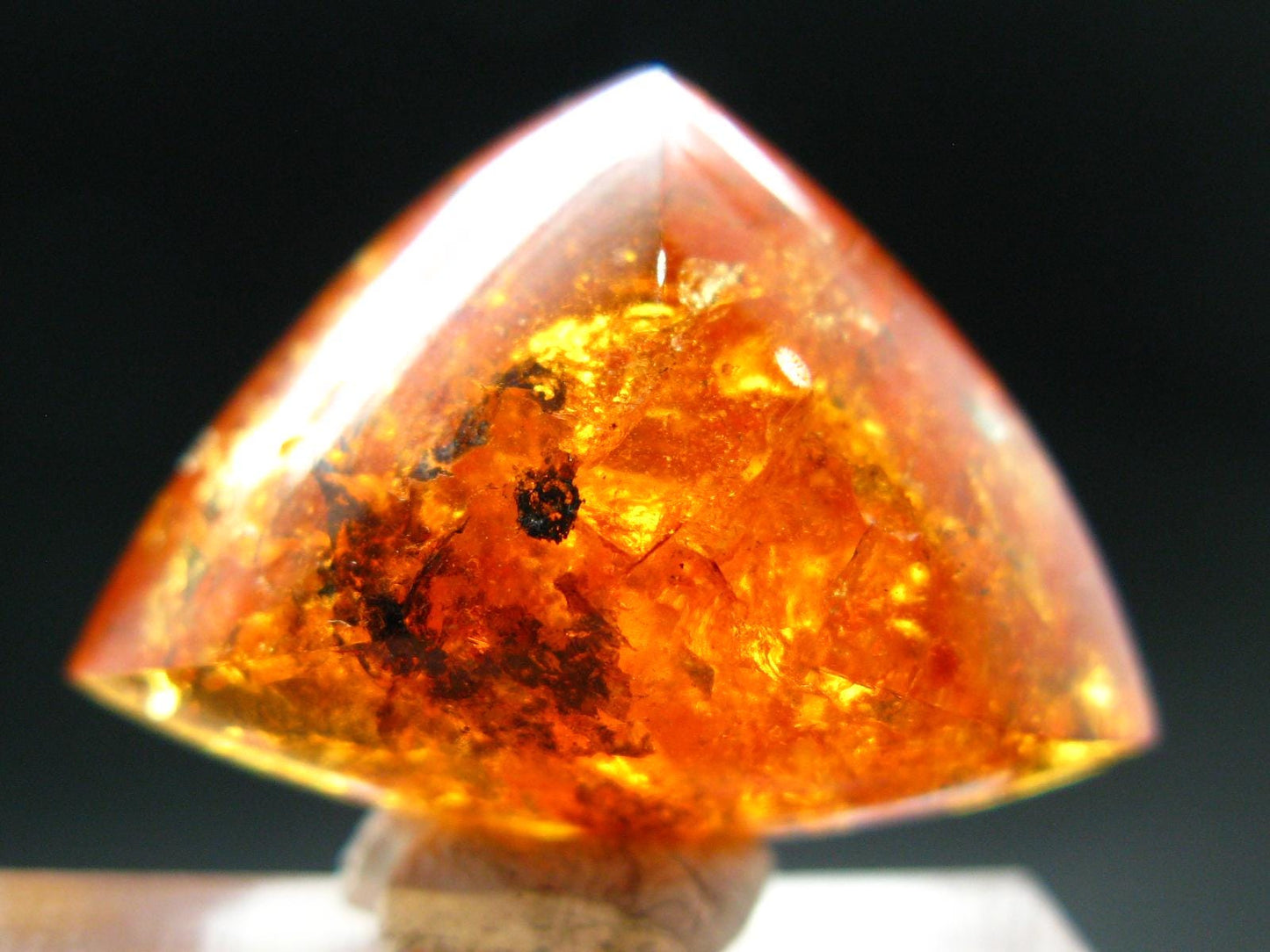 Rare Gem Spessartine Garnet Cabochon From Tanzania - 36.95 Carats - 1.1"