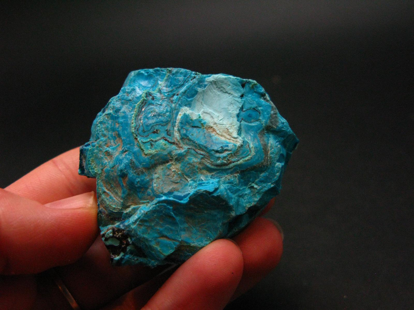 Raw Chrysocola Piece from Peru - 1.9" - 51.52 Grams