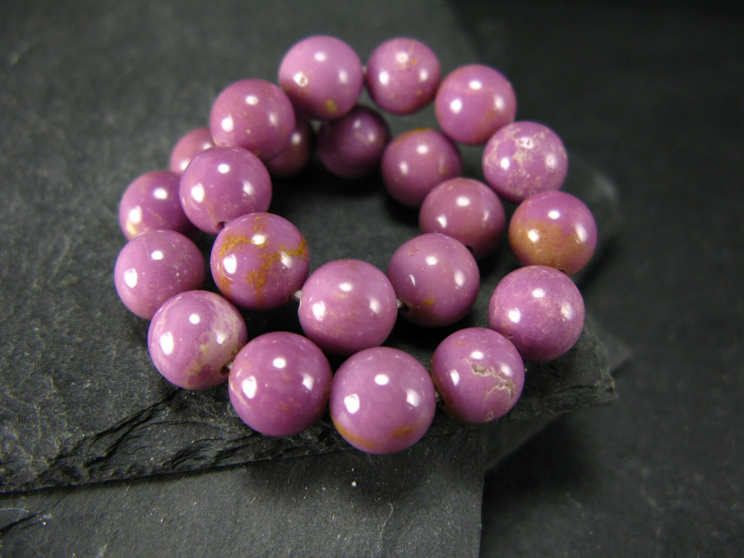Phosphosiderite Phospho Siderite Genuine Bracelet ~ 7 Inches ~ 8mm Round Beads