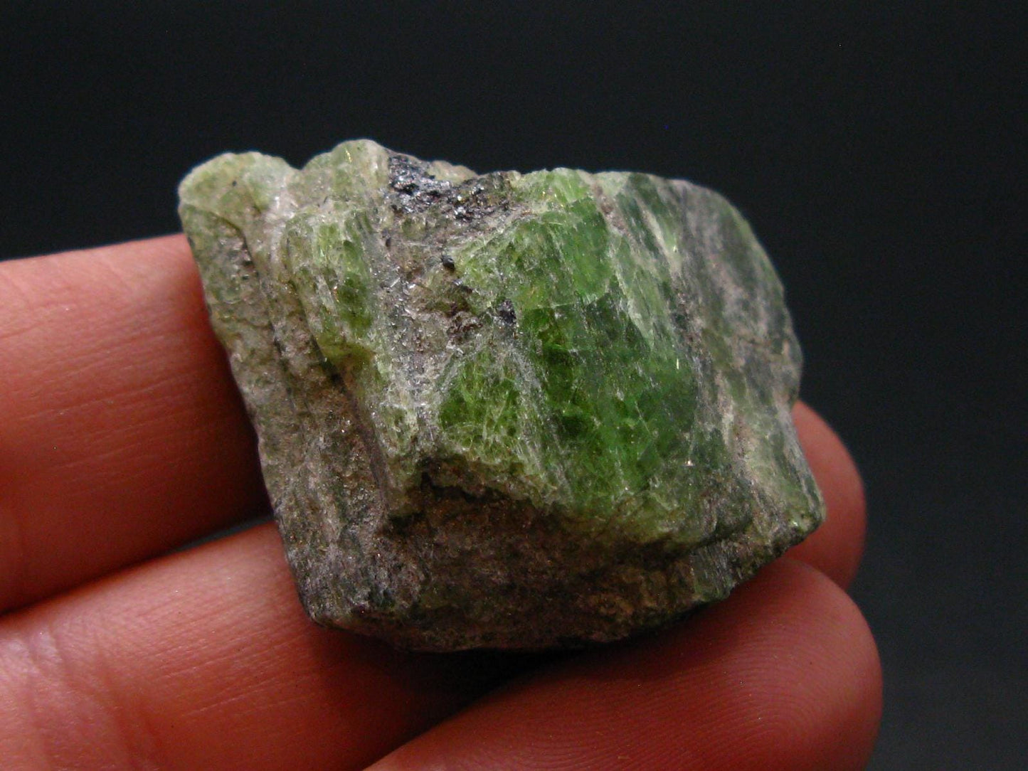 Rare Neon Tremolite Crystal from Tanzania - 1.2" - 78.65 Carats