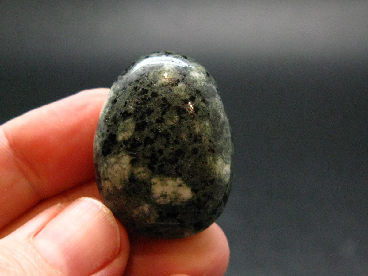 Rare Stonehenge Preseli Bluestone Metal Free Pendant From Wales UK - 1.2" - 13.85 Grams