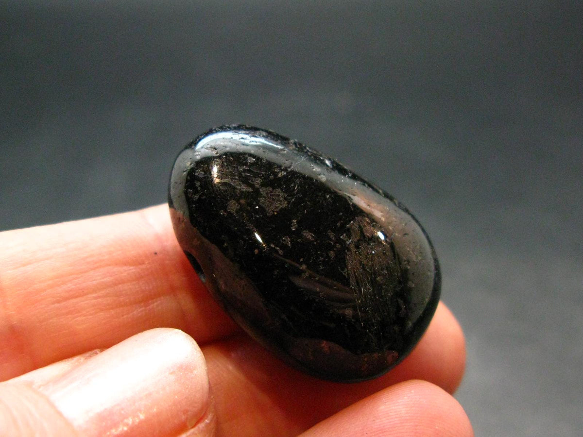 Nuumite Nuummite Metal Free Pendant From Greenland - 1.1" - 13.09 Grams