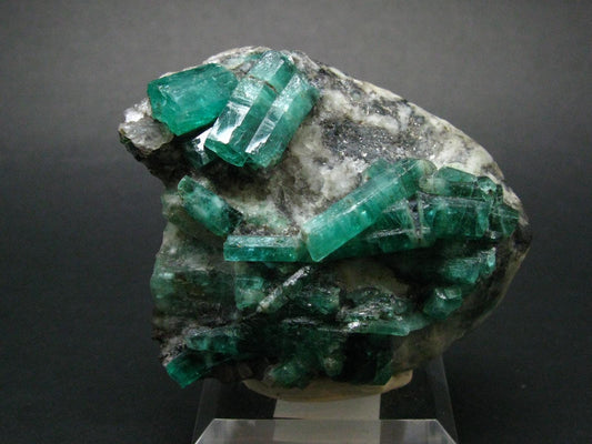 Museum Emerald Beryl Cluster From Russia - 3.1" - 260 Grams