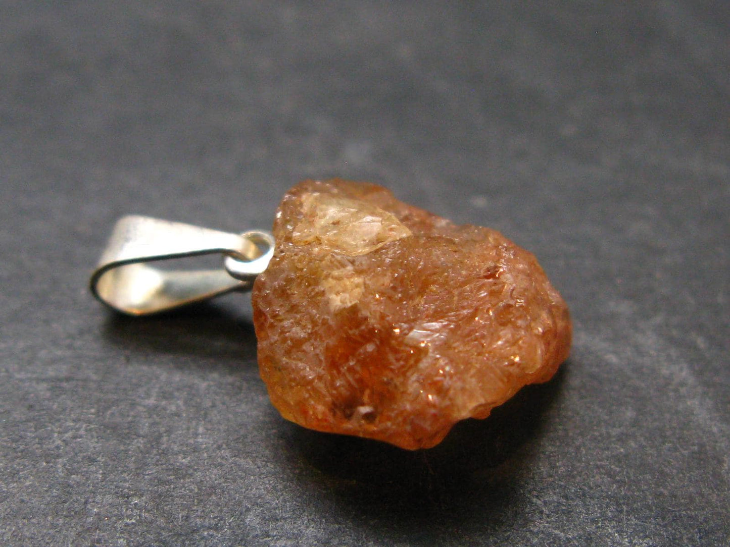 Imperial Topaz Crystal Pendant From Brazil - 0.7" - 1.7 Grams