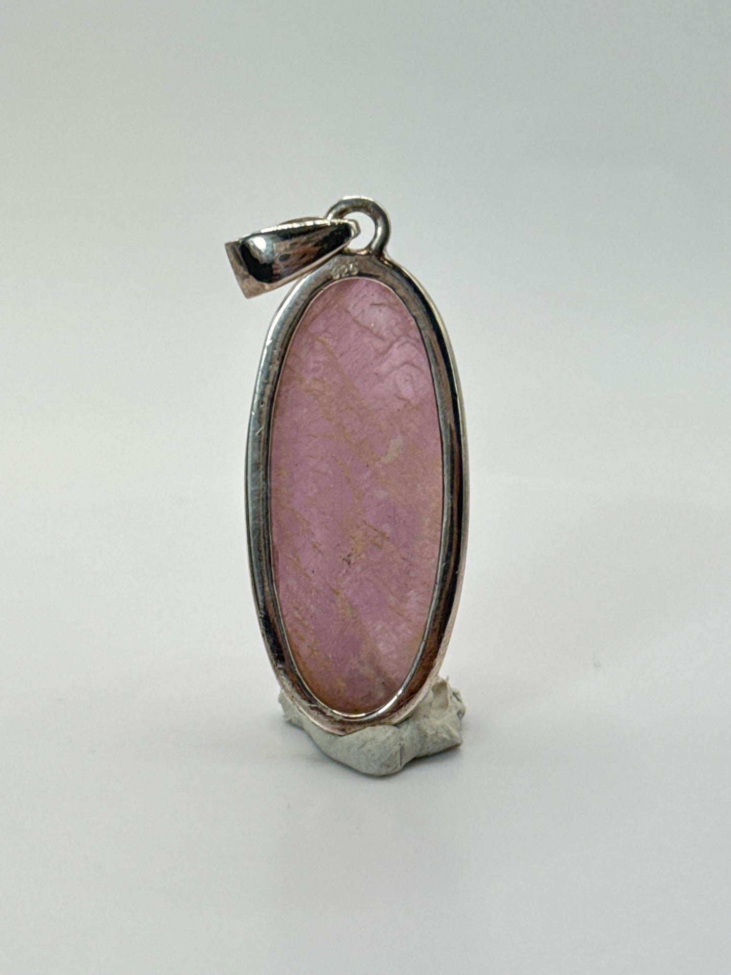 Natural Kunzite Pendant | Pastel Pink Gemstone | Emotional Healing Stone | Heart Chakra Crystal - 9.28 g